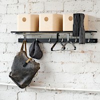 Monena Hangeri coat hangers in Iiro-wall rack