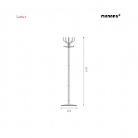 Monena Lotus stand-up rack measurements