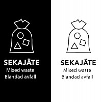 Kaita kierrätystarra, Lisätarvikkeet - Monena